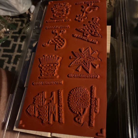 NEW retired Stampin’ Up. Set of 8 stamps fun & fast notes rubber Stamps - Picture 3 of 16